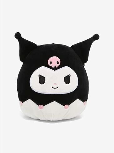 Squishmallows Official Kellytoy Sanrio Squad Squishy Stuffed Plush Toy Animal (Kuromi, 8 Inch) in Saudi Arabia