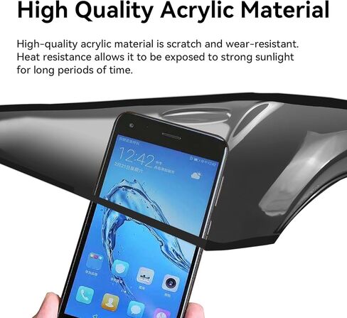 4 قطع غطاء مصباح خلفي ديكور متوافق مع تويوتا كامري 2024 2023 2022 2021 2020 2019 2018 ملحقات مادة ABS إطار ضوء خلفي حواف الديكور in Kuwait