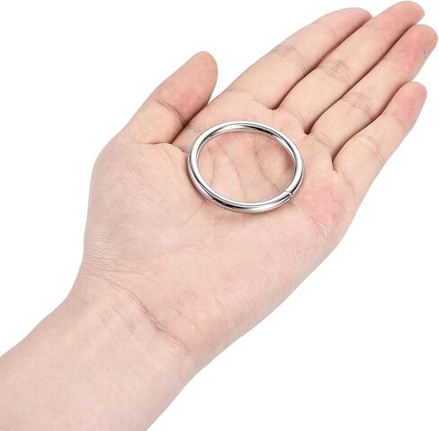 uxcell Metal O Ring, Non-Welded Rings for Hardware DIY Leather Craft in Saudi Arabia