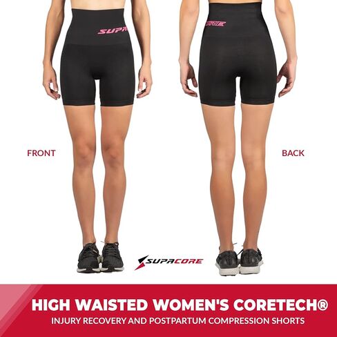 Women's Abdominal Support Postpartum Compression Shorts- Seamless, SI Belt Hip Stability, Joint Muscle Tummy Support in Saudi Arabia