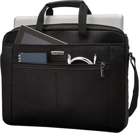 Samsonite 15.4" Single Gusset Computer Case, Black/Gray in Saudi Arabia