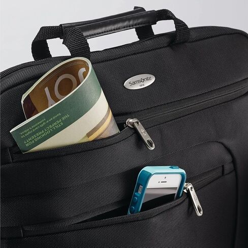 Samsonite 15.4" Single Gusset Computer Case, Black/Gray in Saudi Arabia