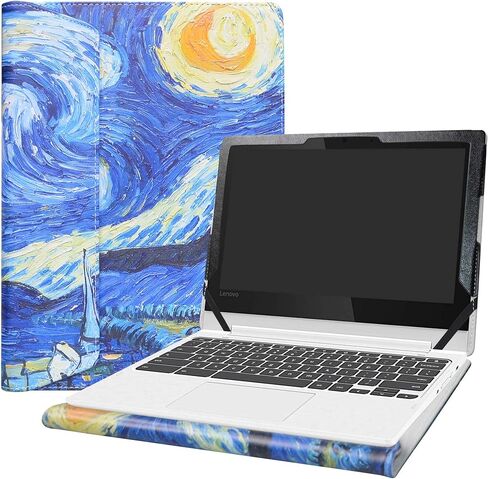 Alapmk Protective Case Cover for 11.6" Lenovo Chromebook C330 Series Laptop[Warning:Not fit Lenovo Chromebook S330],Black in Saudi Arabia