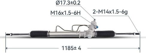 Power Steering Rack and Pinion Assembly Fit for 1993-2002 Corolla 1993-2002 Prizm, Complete Steering Rack and Pinion System OEM Replace 26-1963 45503-19215 4425002010 4425002020 in Saudi Arabia