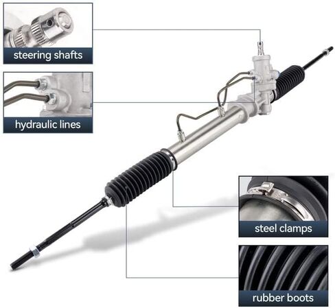 Power Steering Rack and Pinion Assembly Fit for 1993-2002 Corolla 1993-2002 Prizm, Complete Steering Rack and Pinion System OEM Replace 26-1963 45503-19215 4425002010 4425002020 in Saudi Arabia