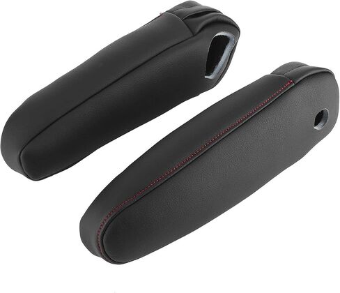 2Pcs Car Seat Armrest Cover, Synthetic Leather Armrest Cover Protector for Lexus RX 300 330 350 2003?2009(Black) in Saudi Arabia