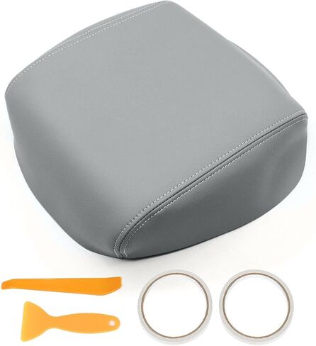 HECASA Center Console Armrest Lid Cover Compatible with 2009-2015 Honda Pilot PVC Beige in Saudi Arabia