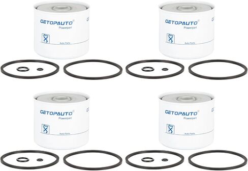 26561117 Fuel Filter (Pack of 4), Replaces Perkins 26561117, 26560017, Donaldson P556245, Donaldson P502420, Baldwin BF825, Wix 33166, Napa 3166 in Saudi Arabia