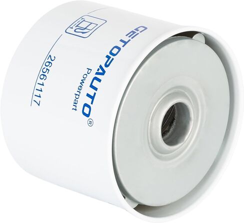 26561117 Fuel Filter (Pack of 4), Replaces Perkins 26561117, 26560017, Donaldson P556245, Donaldson P502420, Baldwin BF825, Wix 33166, Napa 3166 in Saudi Arabia
