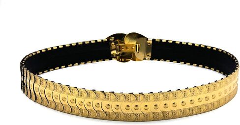 Marshal Metal Fashion Belt Metallic Mermaid Scale Stretch Waist Belt in Saudi Arabia