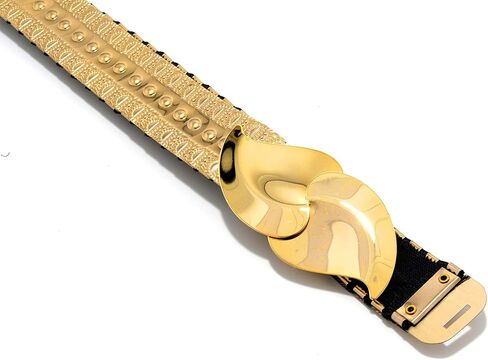Marshal Metal Fashion Belt Metallic Mermaid Scale Stretch Waist Belt in Saudi Arabia