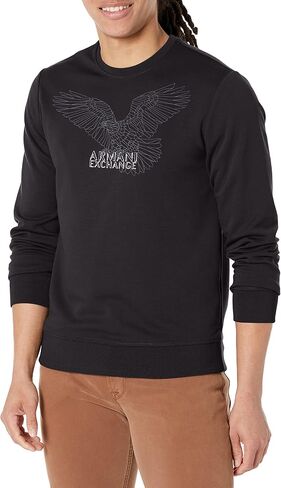 A｜X ARMANI EXCHANGE Eagle Outline Printed Sweatshirt in Saudi Arabia