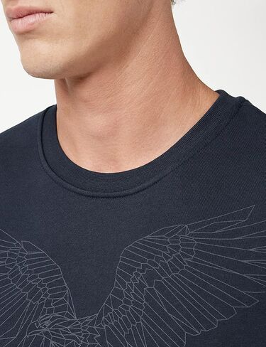 A｜X ARMANI EXCHANGE Eagle Outline Printed Sweatshirt in Saudi Arabia