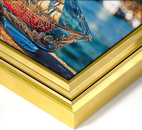 Abtgt Gold 8x10 Picture Frames, Vintage Style 8 x 10 Photo Frame for Wall and Home Decor, Tabletop or Wall Mount. in Saudi Arabia