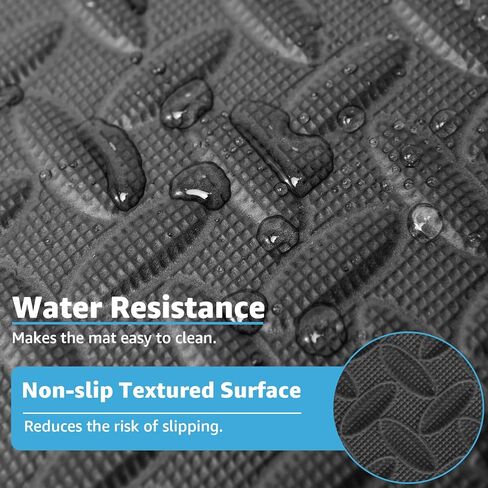 سجادات تمرين ألغاز إيفا Art3d، بلاط متشابك من الفوم السميك 1/2 بوصة و3/4 بوصة للصالات الرياضية، والأرضيات، والتمرين، ومعدات الصالة الرياضية، حزمة من 6 و12 قطعة in Kuwait