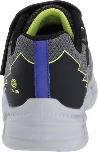 Skechers Boy's Vortex 2.0-ZORENTO Sneaker, Black/Yellow, 4.5 Wide Big Kid in Saudi Arabia