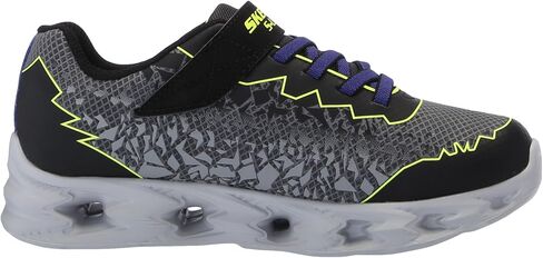 Skechers Boy's Vortex 2.0-ZORENTO Sneaker, Black/Yellow, 4.5 Wide Big Kid in Saudi Arabia