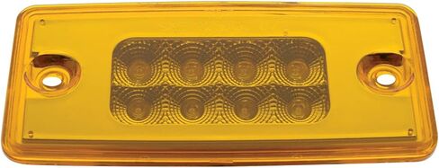 United Pacific - 39486 8 Led Freightliner Reflector Cab Light - Amber Led/Amber Lens Chrome in Saudi Arabia