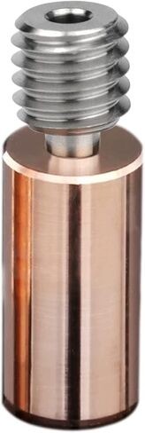 Titanium & Copper Bi-Metal Heatbreak. D Printer Nozzle Throat for E3D V6 HOTEND Heater Block for Prusa i3 MK3 Break 1.75MM Filament Smooth in Saudi Arabia