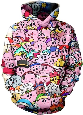 Cartoon Game Hoodies 3D Printing Novelty Hoodies Hooded Pullover Sweatshirt Casual Long Sleeve Tops in Saudi Arabia