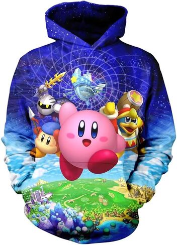 Cartoon Game Hoodies 3D Printing Novelty Hoodies Hooded Pullover Sweatshirt Casual Long Sleeve Tops in Saudi Arabia