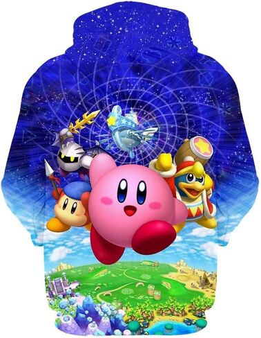Cartoon Game Hoodies 3D Printing Novelty Hoodies Hooded Pullover Sweatshirt Casual Long Sleeve Tops in Saudi Arabia