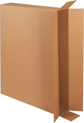 Aviditi HD44635FOLMS Heavy-Duty Side Loading Moving Boxes, 44"L x 6"W x 35"H, (Pack of 10), 6" Width, 35" Height, 44" Length, Kraft (Pack of 10) in Saudi Arabia