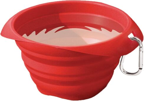 Kurgo Collapsible Travel Dog Bowl, Pet Food & Hiking Water Bowl, Food Grade Silicone Bowl for Dogs, Travel Accessories for Pets, BPA Free, Collaps a Bowl, Mash n’ Stash, Zippy Bowl in Saudi Arabia