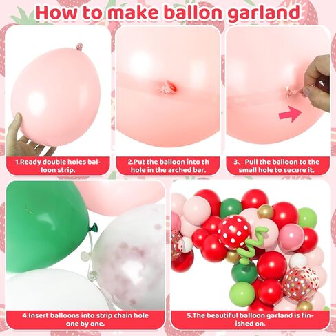 amandir بيري زينة عيد الميلاد الأول، بالون الفراولة إكليل عيد ميلاد سعيد راية كعكة توبر احباط صناديق طفل واحد للفراولة 1st الحلو عيد ميلاد لوازم الديكور الطرف in Kuwait