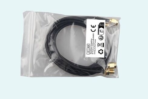 2PCS SMA Male to SMA Female Adapter Antenna Extension Cable Bulkhead Mount RG174 Low Loss Coaxial Cable 3m/9.8 feet Compatible with 4G LTE Router Gateway Modem Cellular SDR Dongle Receiver in Saudi Arabia