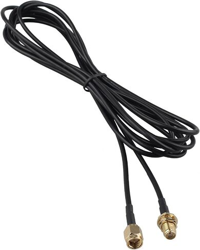 2PCS SMA Male to SMA Female Adapter Antenna Extension Cable Bulkhead Mount RG174 Low Loss Coaxial Cable 3m/9.8 feet Compatible with 4G LTE Router Gateway Modem Cellular SDR Dongle Receiver in Saudi Arabia