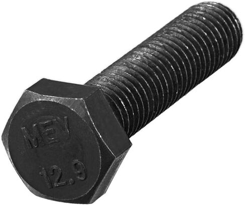 uxcell M6x16mm Hex Head Left Hand Screw Bolts Fastener Carbon Steel Black 5pcs in Saudi Arabia