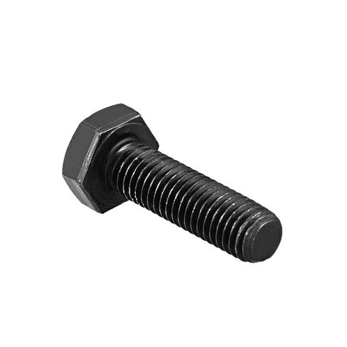 uxcell M6x16mm Hex Head Left Hand Screw Bolts Fastener Carbon Steel Black 5pcs in Saudi Arabia