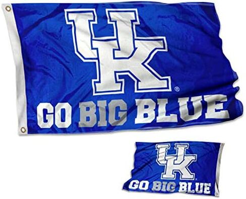 Kentucky Wildcats GO BIG BLUE Double Sided Flag in Saudi Arabia