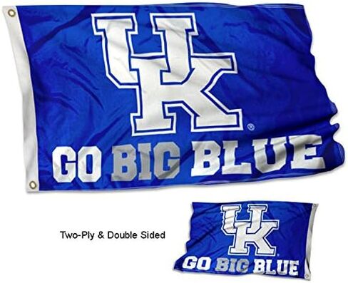 Kentucky Wildcats GO BIG BLUE Double Sided Flag in Saudi Arabia
