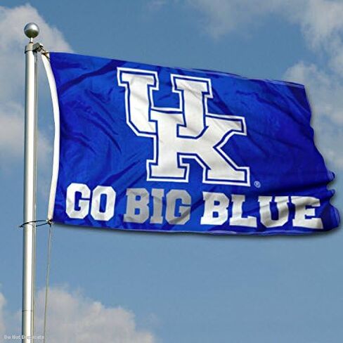 Kentucky Wildcats GO BIG BLUE Double Sided Flag in Saudi Arabia