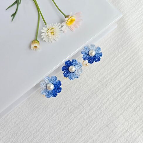 Handmade Micro Crochet Daisy Flower Ring,14K Gold Non Tarnish Statement Ring,Dainty Flower Adjustable Ring Gold Daisy Flower Ring for Women and Girls in Saudi Arabia