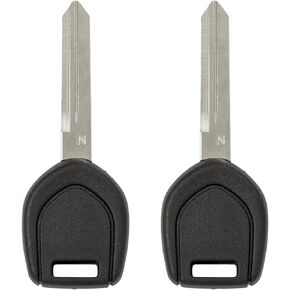 Keyless2Go Replacement for New Uncut Transponder Ignition Car Key MIT13-PT (2 Pack)
