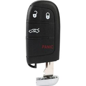 Car Keyless Entry Remote Key Fob Replacement for 2015-2017 for Chrysler 200 Chrysler 300 for Dodge Charger for Dodge Challenger (M3M-40821302) 4 Buttons-1 pad