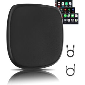 3 in 1 Wireless Carplay Adapter, 2024 Upgraded Magic Box Android Auto/Carplay Wireless Adapter WiFi Connect, Plug-Play, Support YouTube/Netflix/Google/TF Card Fit for Car from 2016/iPhone IOS 9+,2+16G