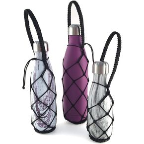 HydroNet Handle - Compatible with S'well, Simple Modern, Mira, Manna Stainless Steel Water Bottles — Available in 9 oz, 17 oz, 25 oz (Blue, 25 oz)