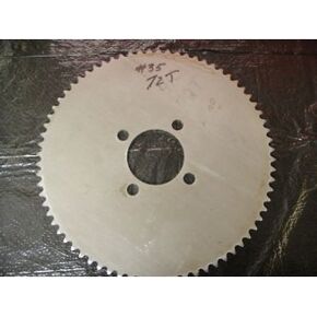 Rotary # 470 Go Kart Drive Sprocket For Universal # 35 Chain 72 Tooth 2 " Bore