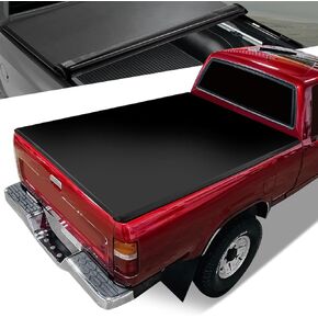 Soft Roll-Up Tonneau Cover Compatible with 1989-1994 Toyota Pickup 1995-2004 Tacoma 6 ft. Fleetside Bed CAAP-RU-051-TTC