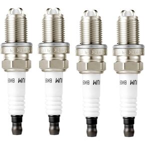 Spark Plugs BKR6EQUP 12120037607 3199 Automotive Replacement Iridium Spark Plug Set of 4 Compatible with BMW 330i 525i X3 X5 745i X3 X5