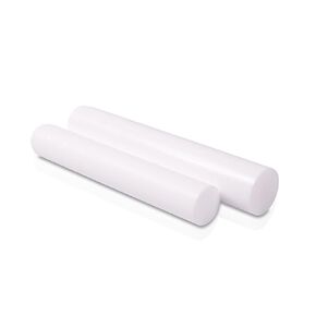 HDPE (High Density Polyethylene) Plastic Round Rod 2.75" x 12" White Color