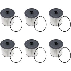 iFJF 68436631AA Fuel Filter Replacement for Ram 2500 3500 4500 5500 6.7L 2019-2022 Diesel Engine Ram 1500 2020 3.0L V6 EcoDiesel Frame Chassis Mounted PF46152 (6Pcs)