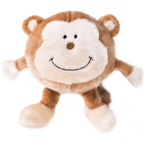 ZippyPaws Brainey Squeaky Plush Dog Toy, Pig