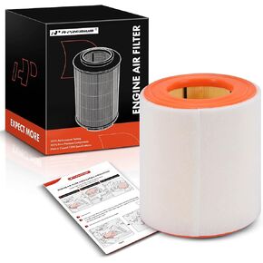 A-Premium Engine Air Filter Compatible with Audi A6 Quattro, A7 Quattro, S6, S7, 2012-2018, 3.0L 4.0L, Replace# 4G0133843