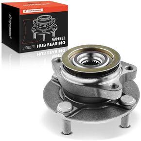 A-Premium Front Wheel Bearing and Hub Assembly with 4-Lug Compatible with Nissan Cube 2009-2014