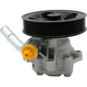 20-1039 Power Steering Pump with Pulley Compatible with Jeep Wrangler 2012-2017 Wrangler JK 2018 V6 3.6L Gas, Power Assist Pump 5154400AC
